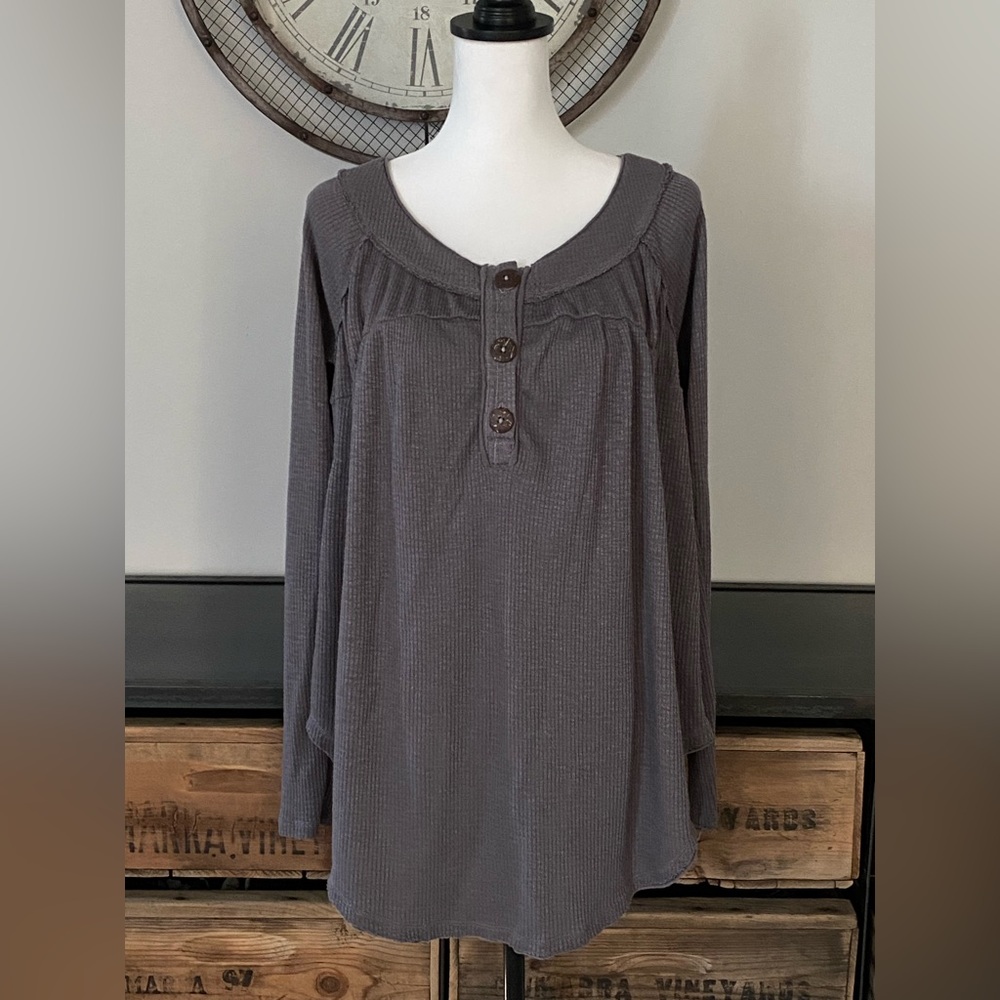 We the Free; Must-Have Thermal Henley; M